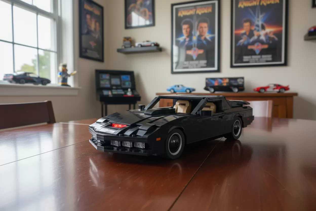 LEGO® Knight Rider KITT: o carro falante dos anos 80 renasce em tijolos