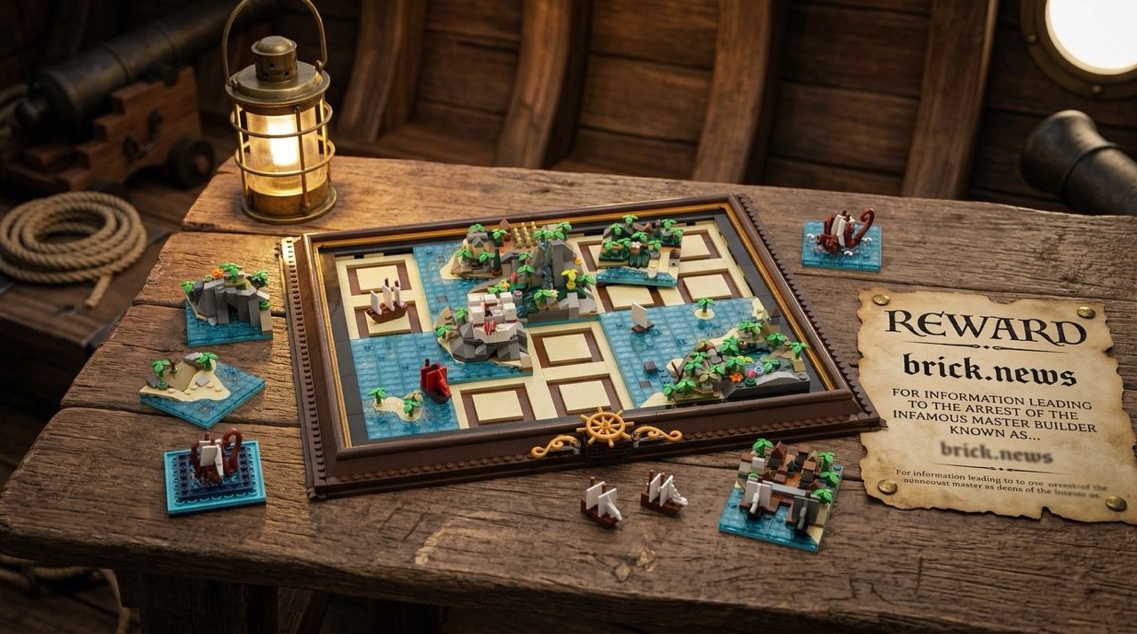 Modular Pirate Map: o mapa de piratas em LEGO® Ideas que reconfiguras à tua maneira