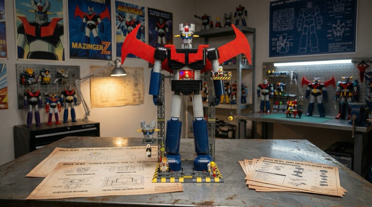 Mazinger Z LEGO® Ideas Project Brings 3,210-Piece Mecha Giant to Life