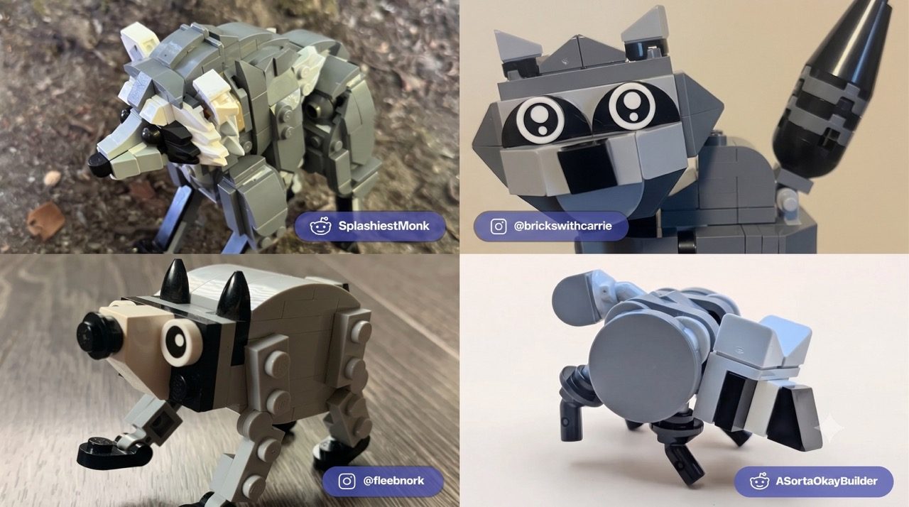 Jimothy Goes Brick: 4 LEGO® Raccoon MOCs Worth Building Right Now