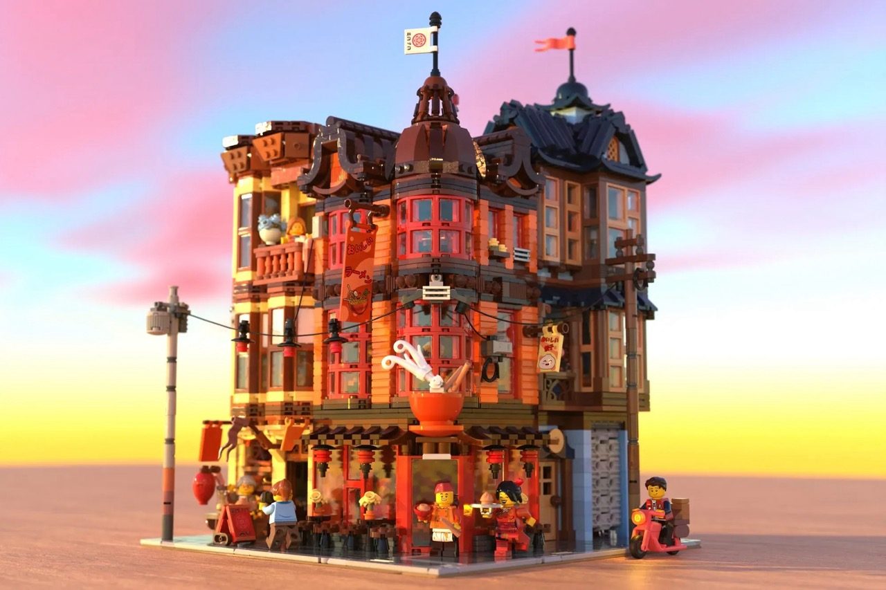 LEGO® Ideas Makoto Markets Hits 10K Supporters With Stunning Japanese-Inspired Modular Design