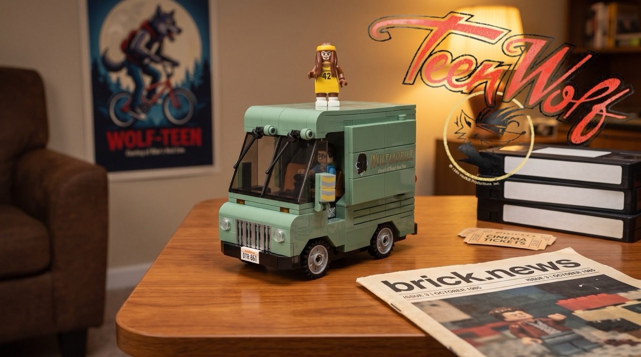 This Teen Wolf LEGO® Idea Brings the 1985 Wolfmobile to Brick-Built Life