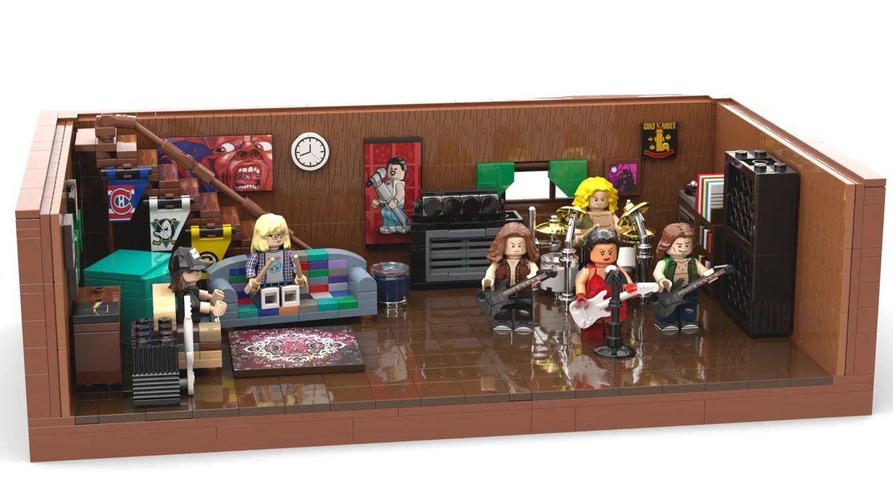 LEGO® Ideas Wayne's World Basement Studio Set Brings '90s Nostalgia to Life , 00a8 44b8 922f 110d153bdca0