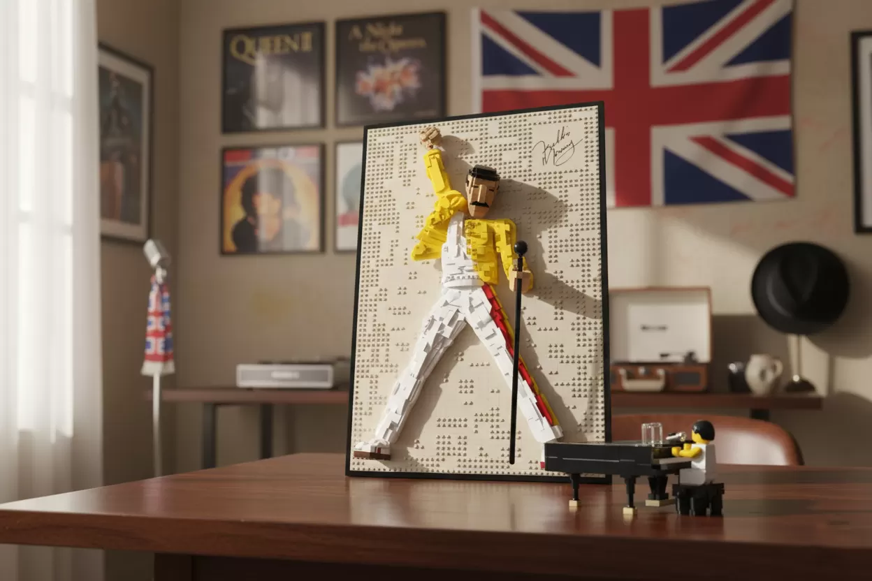 Freddie Mercury em LEGO: o tributo a Wembley 1986 que os fãs pediam