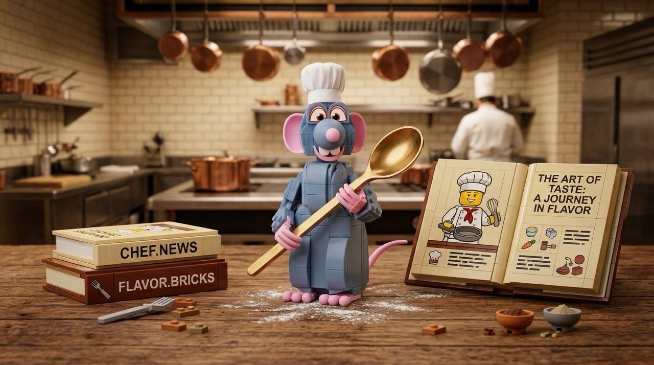 LEGO® Ideas Remy the Little Chef Set Captures Pixar Magic with 400+ Pieces