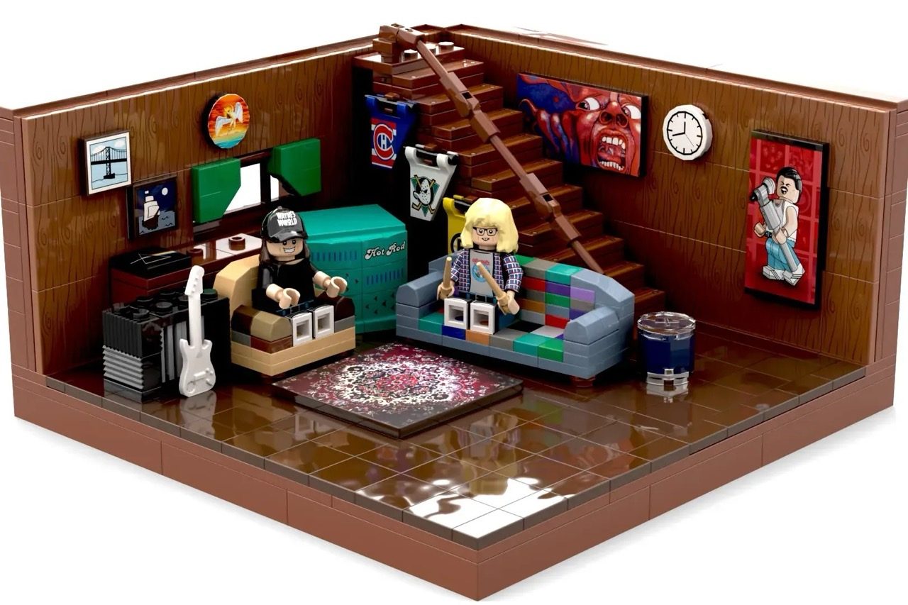 LEGO® Ideas Wayne's World Basement Studio Set Brings '90s Nostalgia to Life , brick.news