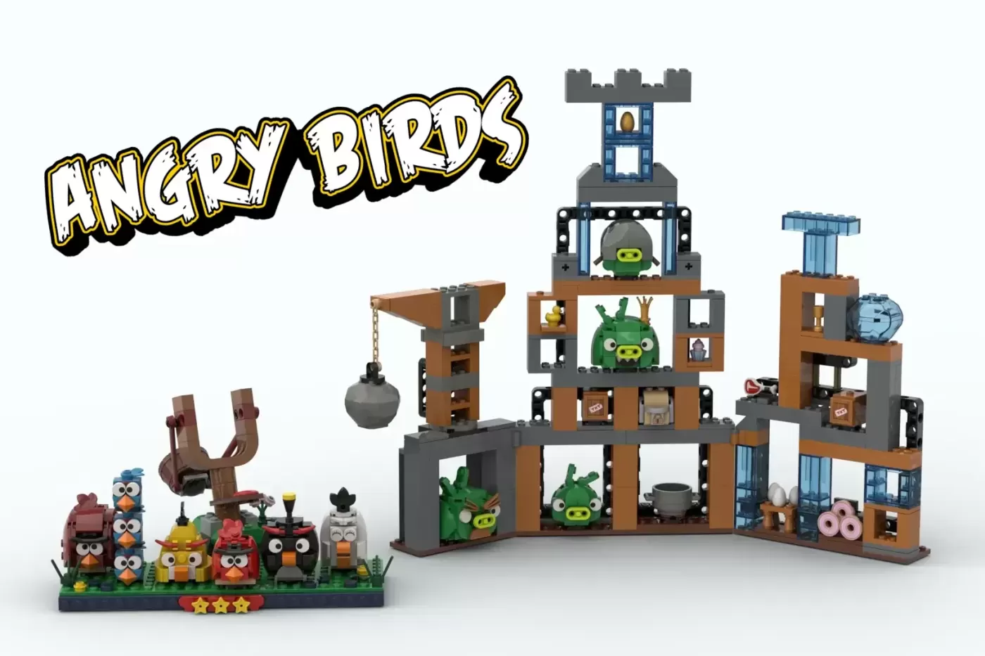 Angry Birds Flock to LEGO® Ideas - Slingshot Action Meets Brick Building