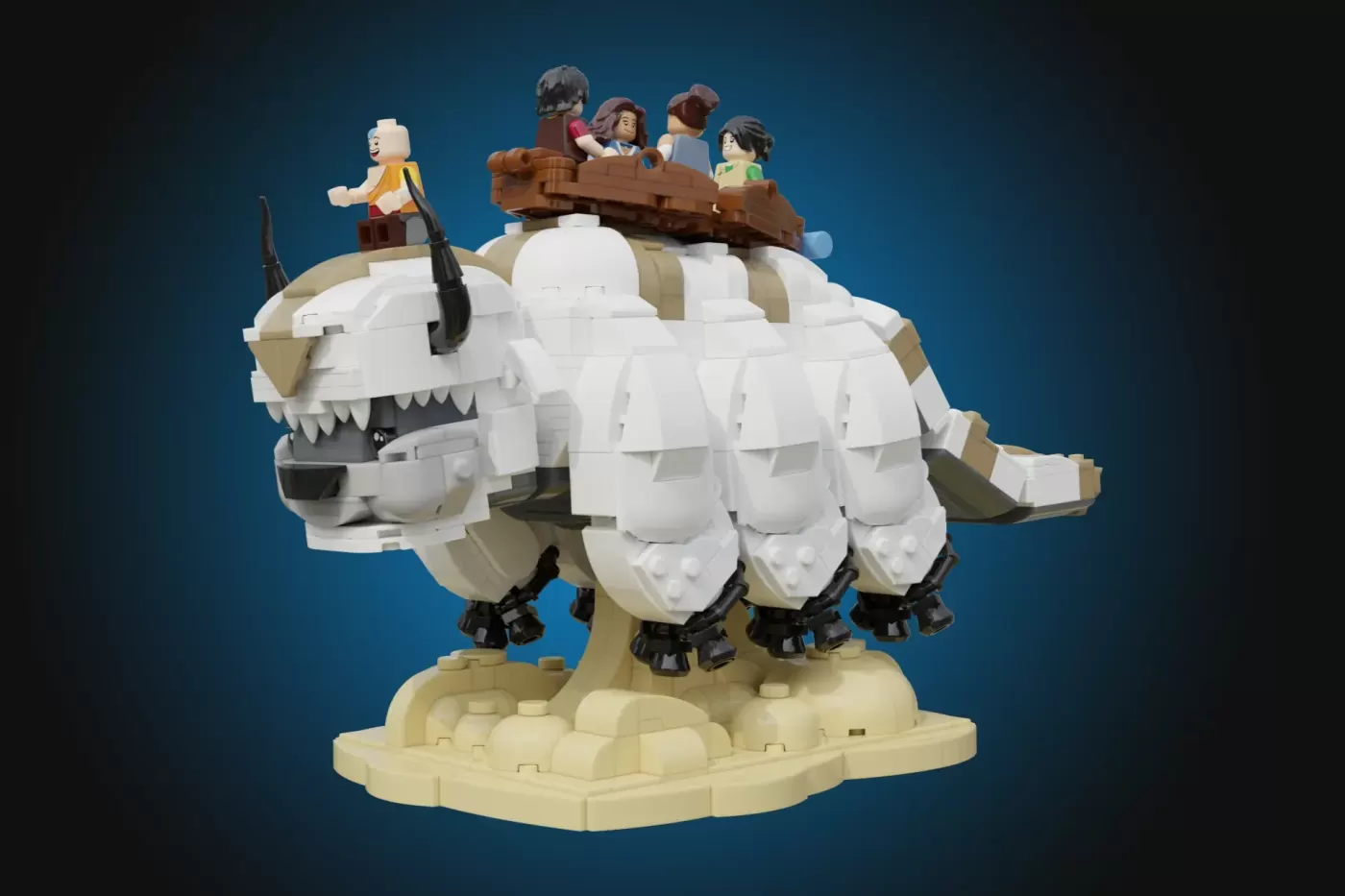 Appa Takes Flight - This LEGO® Avatar: The Last Airbender Idea Hits 10,000 Supporters