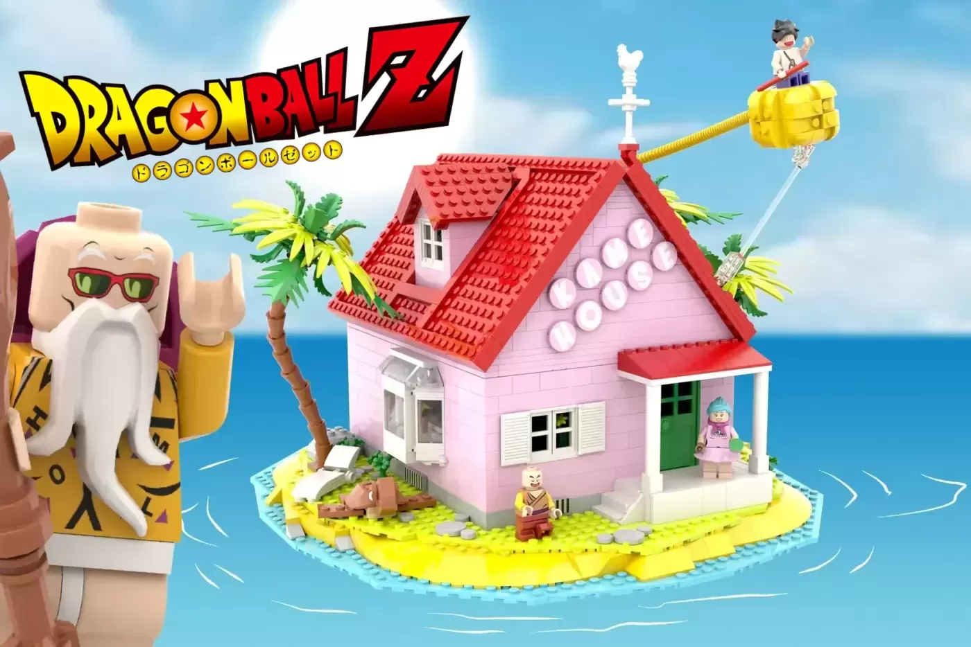 Dragon Ball KameHouse LEGO® Ideas Project Builds Master Roshi's Iconic Island Home