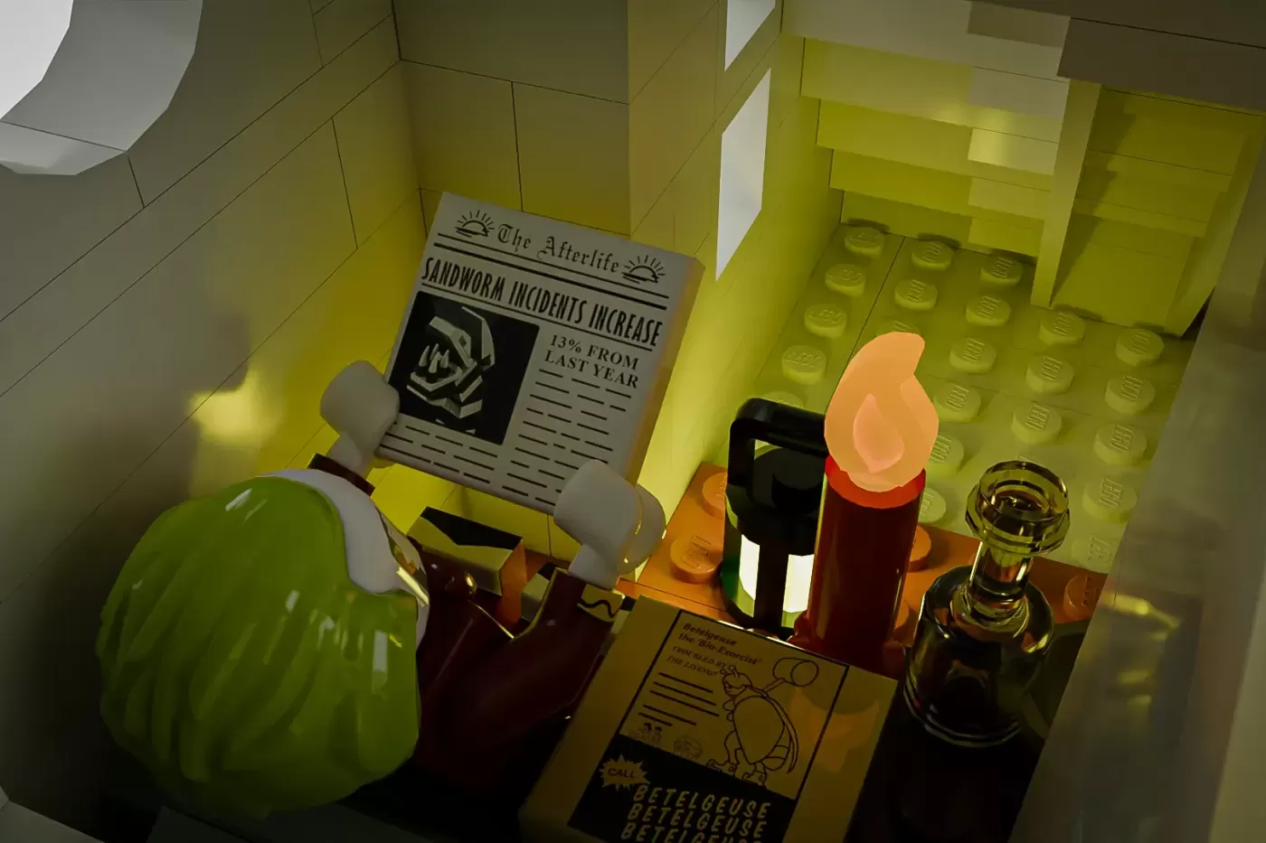 Beetlejuice LEGO Ideas Netherworld details