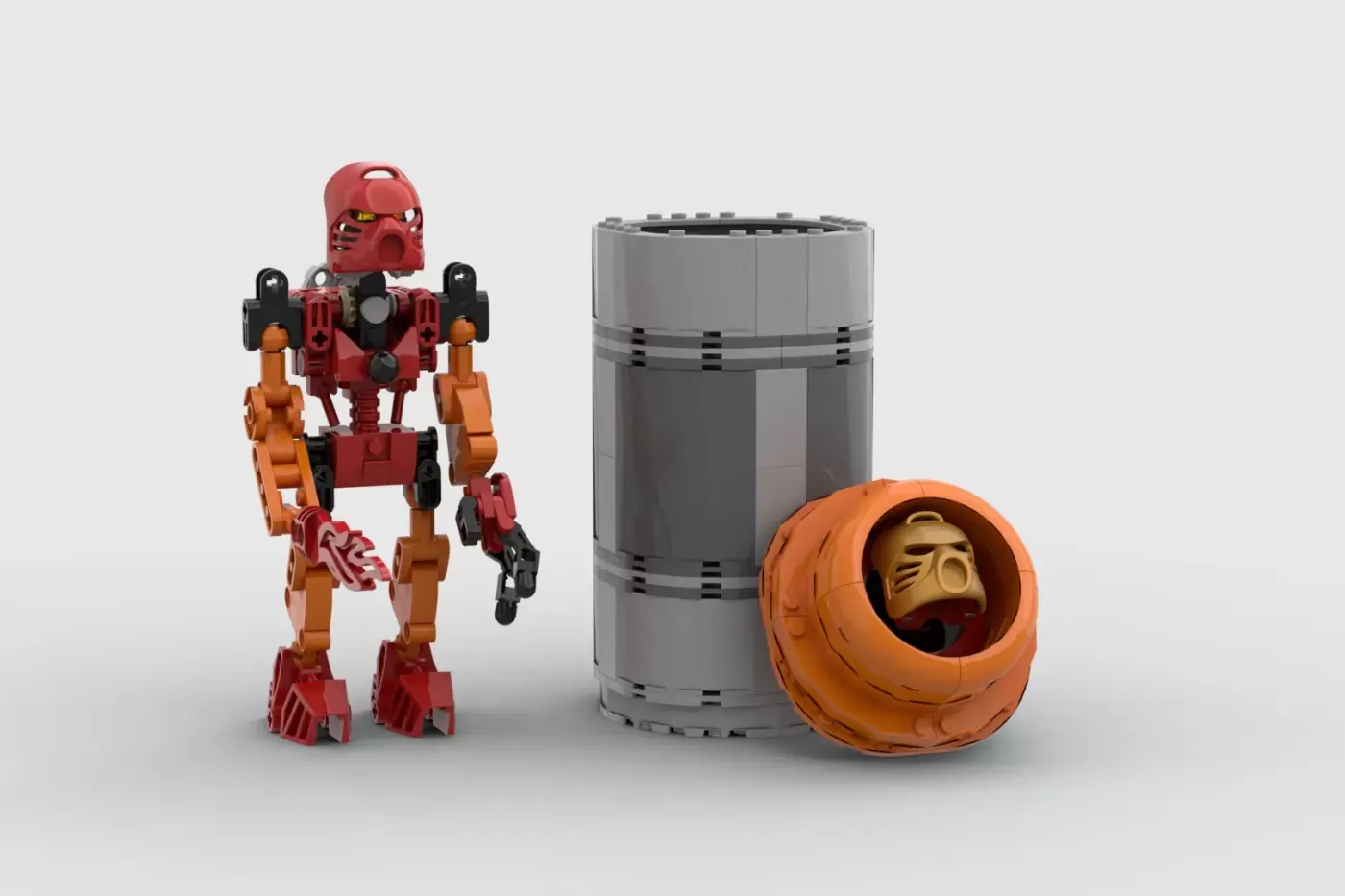 Bionicle Turns 25 - This 261-Piece Toa Tahu Brings the Mata Era Back to Life