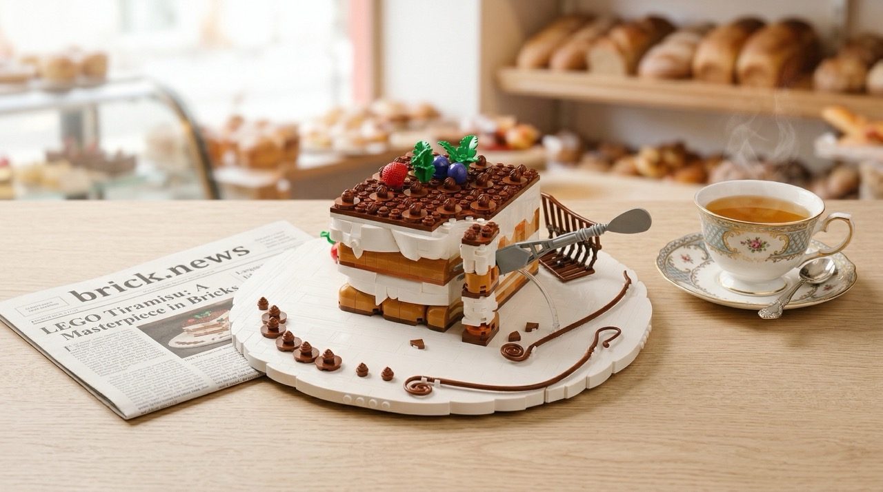 LEGO® Tiramisu: o clássico italiano recriado com 1106 peças