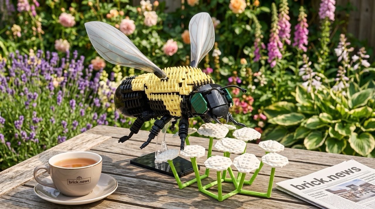 LEGO® Ideas Fuzzy Bumble Bee Project Buzzes Into Review Stage