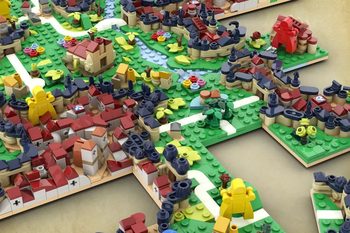 Carcassonne LEGO® Ideas - Medieval Tile Game Meets Brick-Built Brilliance — carcassonne legor ideas medieval tile game mee…