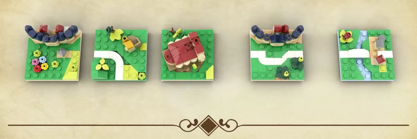 Carcassonne LEGO® Ideas - Medieval Tile Game Meets Brick-Built Brilliance — carcassonne legor ideas medieval tile game mee…