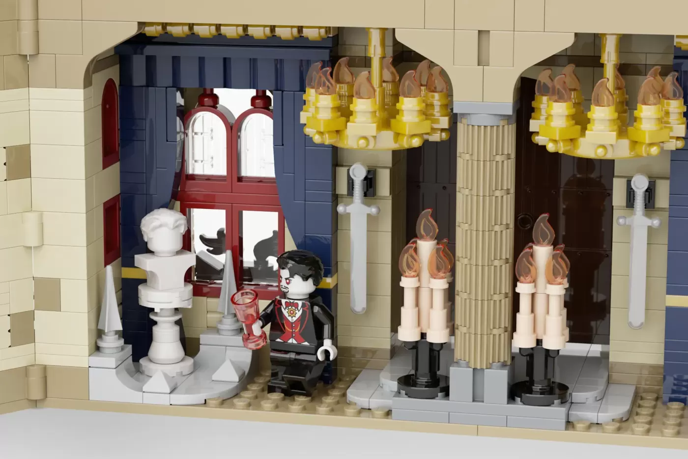 Castle Dracula - A Gothic LEGO® Masterpiece Earns 10,000 Supporters (10000) — castle dracula gothic legor masterpiece earn…