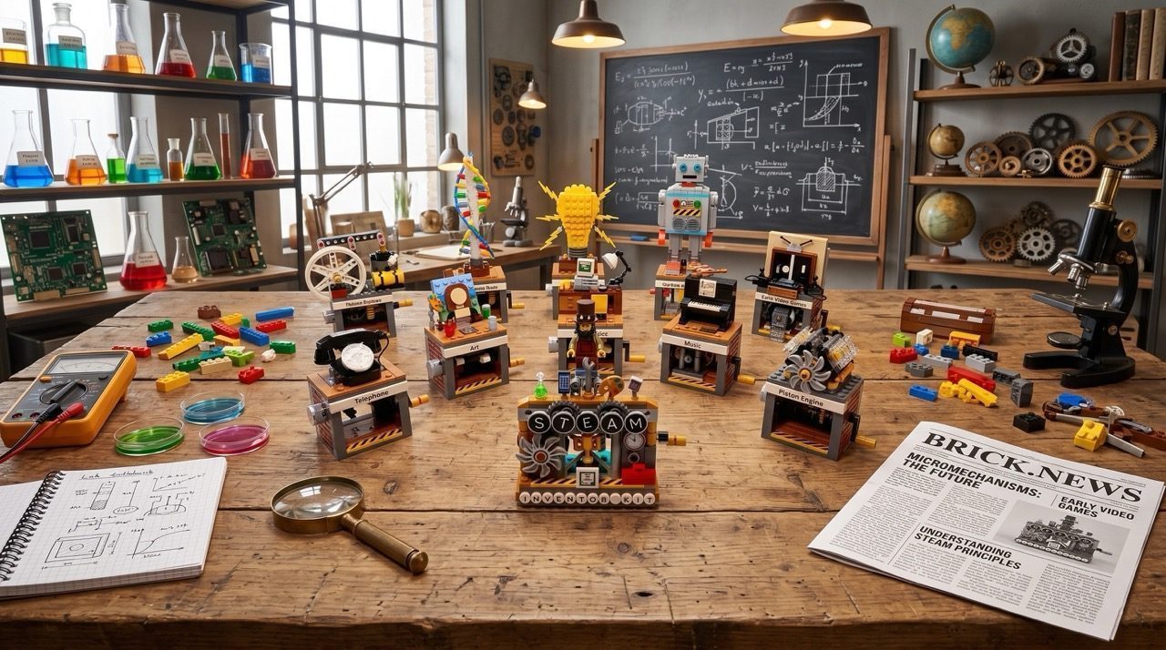 LEGO® Ideas Make It Move Inventor Kit: 11 mecanismos funcionais para aprender S.T.E.A.M.