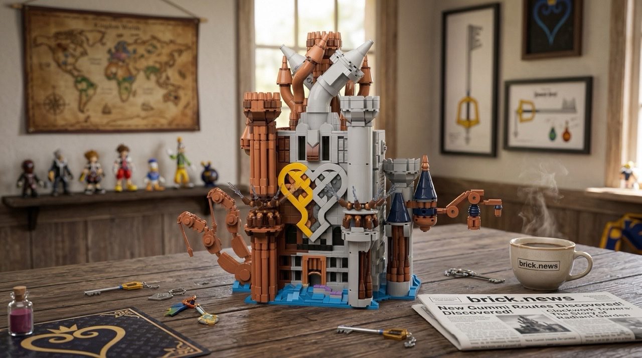 Hollow Bastion de Kingdom Hearts: castelo que se abre em playset ruma à revisão LEGO® Ideas