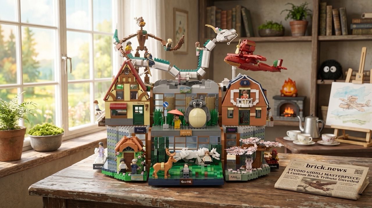Studio Ghibli LEGO® Ideas - Nine Films in One Epic 40th Anniversary Tribute
