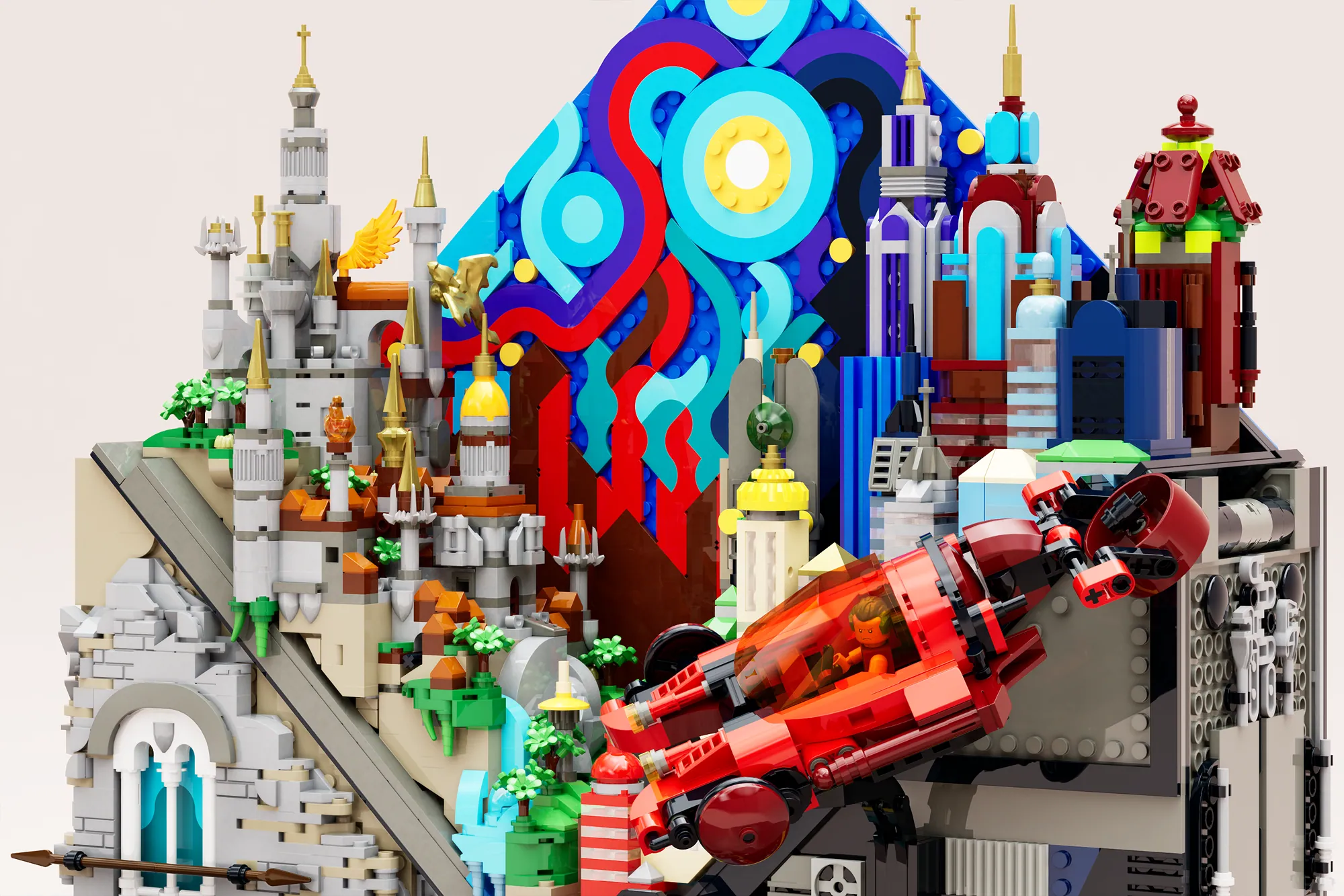 Deskhub - A 4,996-Piece LEGO® Ideas Desk Organizer That Reacts to Your Every Move