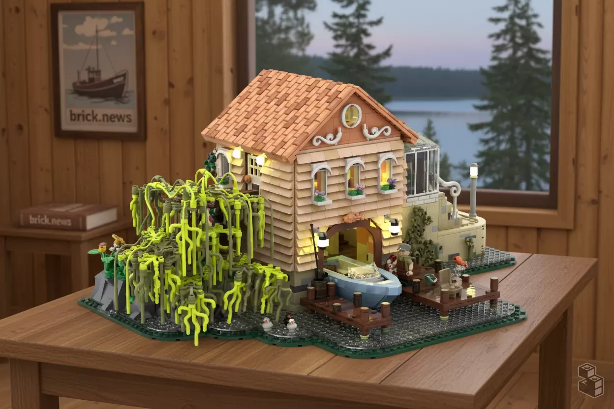 A Quiet Life in Bricks: The LEGO® Lake House Finds Its Calm