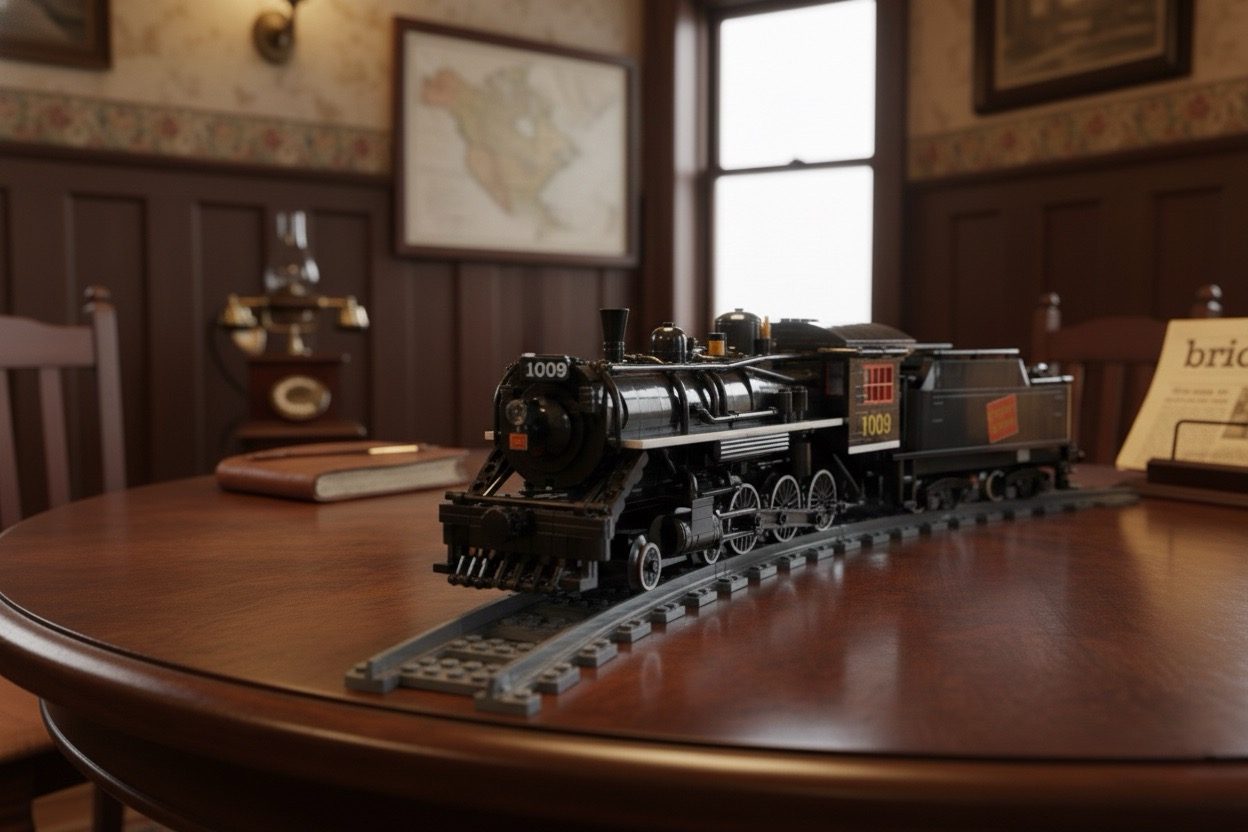 LEGO® Ideas Canadian National 1009: a locomotiva a vapor de 1912 que abre a caldeira