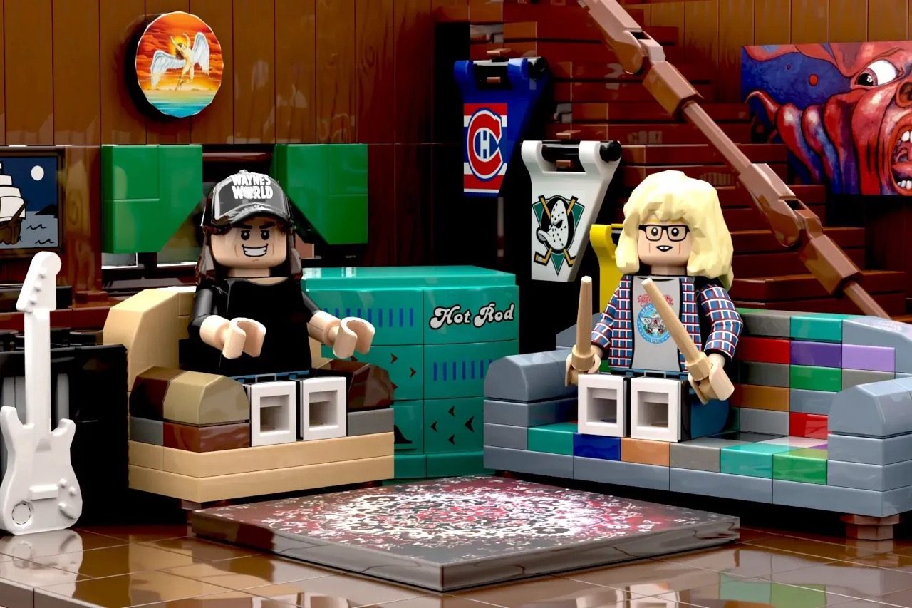 LEGO® Ideas Wayne's World Basement Studio Set Brings '90s Nostalgia to Life , a20c 44fc be66 e3c046eafa71
