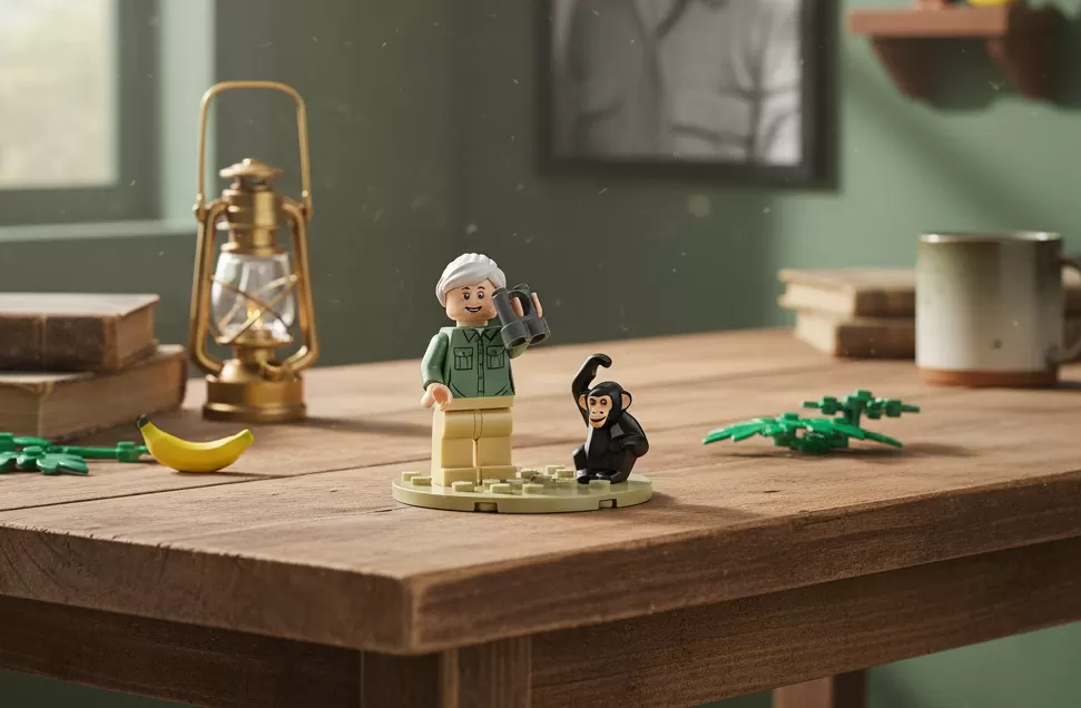 Jane Goodall parte aos 91 - o seu legado científico vive também em LEGO® (40530)