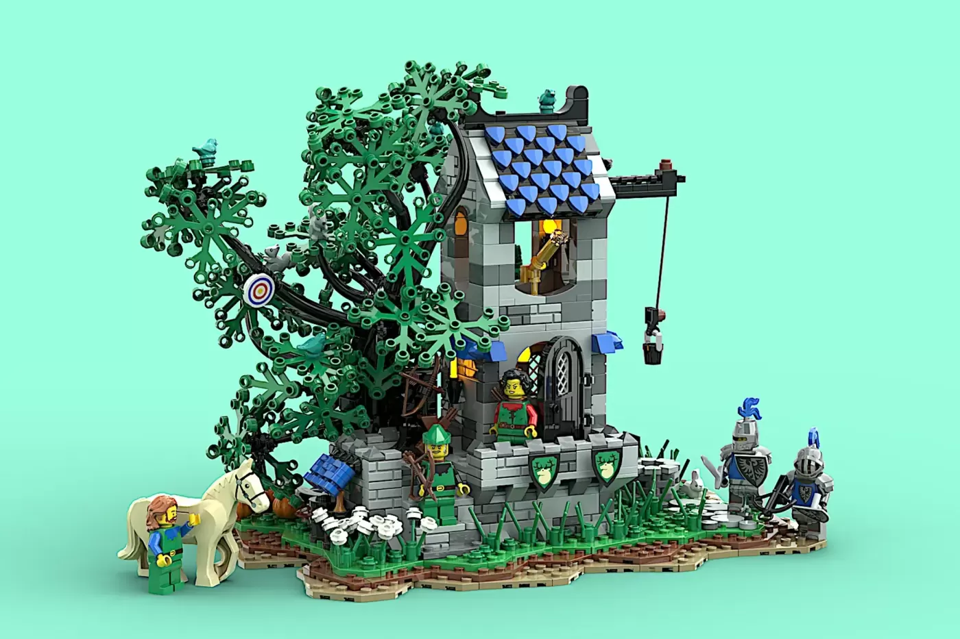 Forestmen Outpost Hits 10,000 Supporters - LEGO® Ideas Revives a 1980s Icon