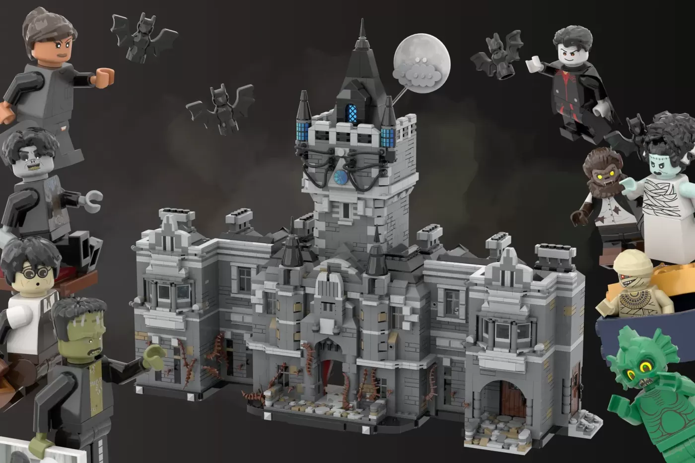 Frankenstein Manor - Universal Monsters Get the LEGO® Treatment They Deserve