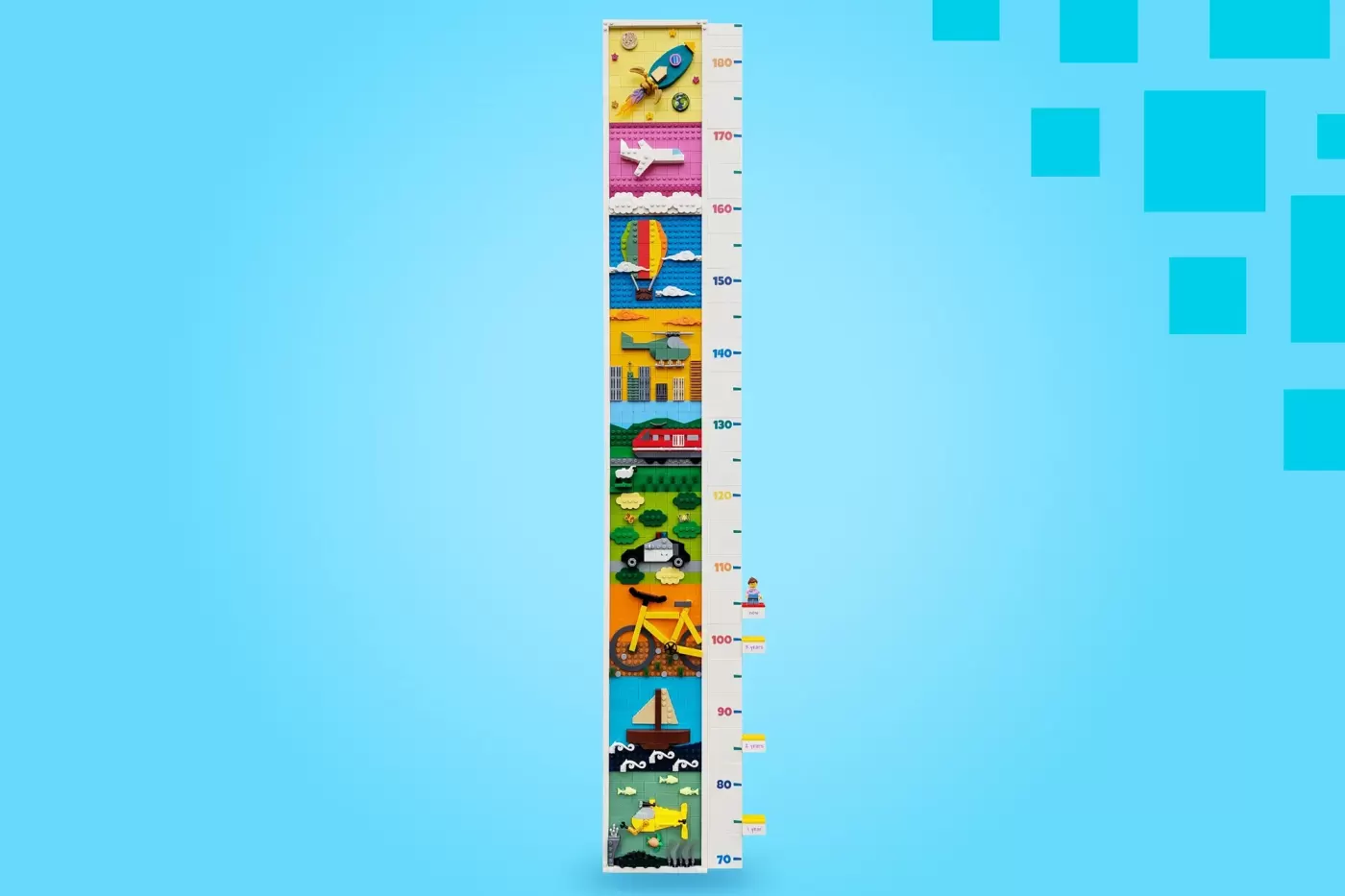 Height Chart for Children - A Vehicle-Themed Way to Track Growing Kids