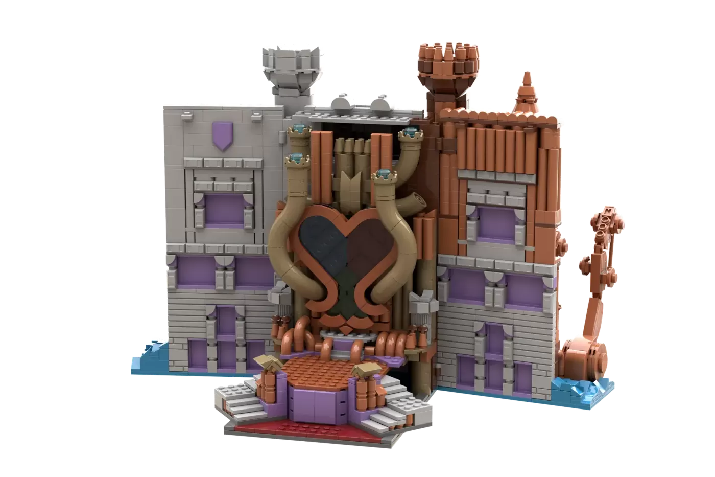 Kingdom Hearts Hollow Bastion Reaches 10,000 Supporters on LEGO® Ideas (10000) ,  detail view