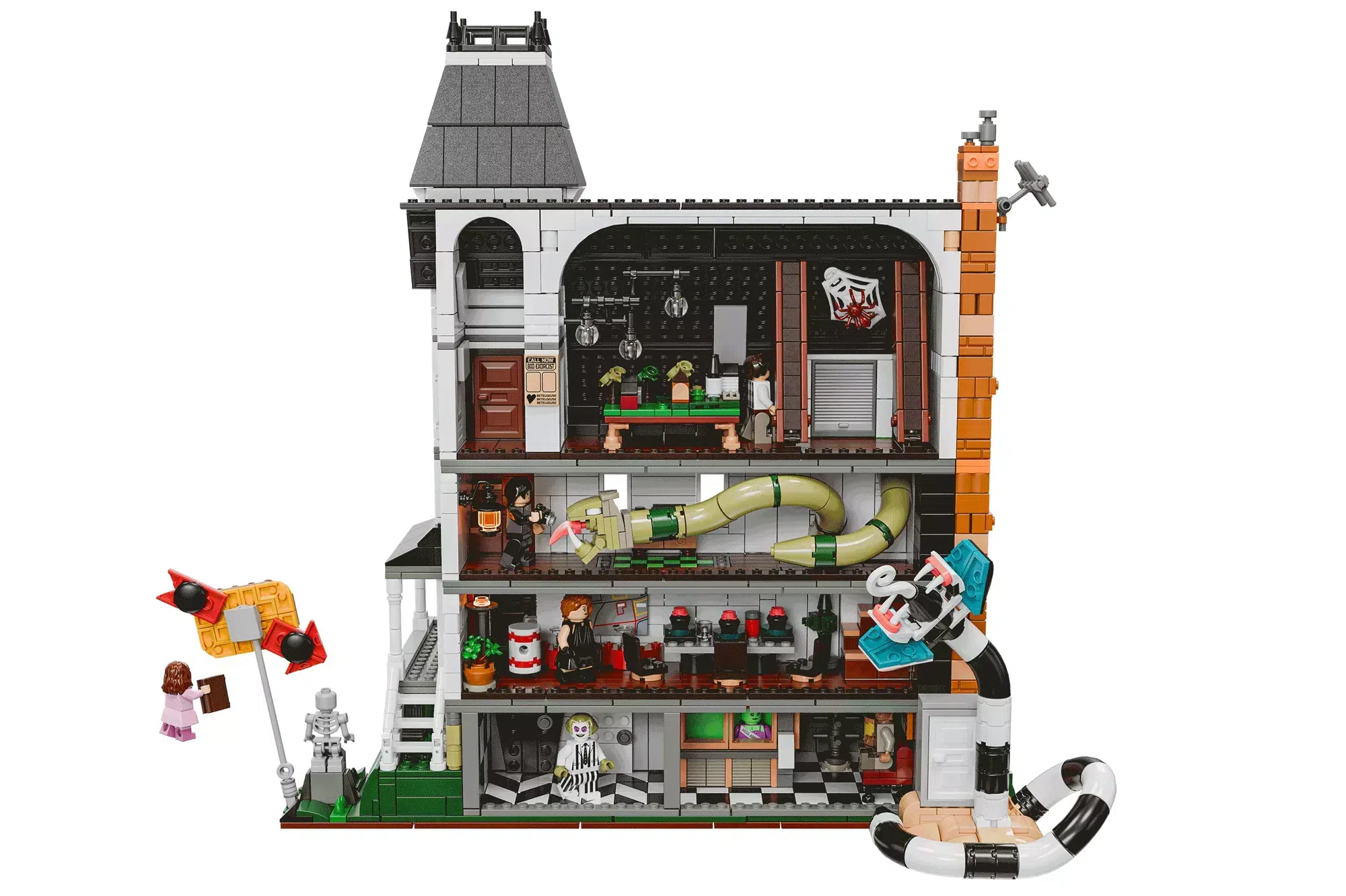 LEGO® Beetlejuice House Hits 10,000 Supporters on Ideas Platform (10000) , close-up