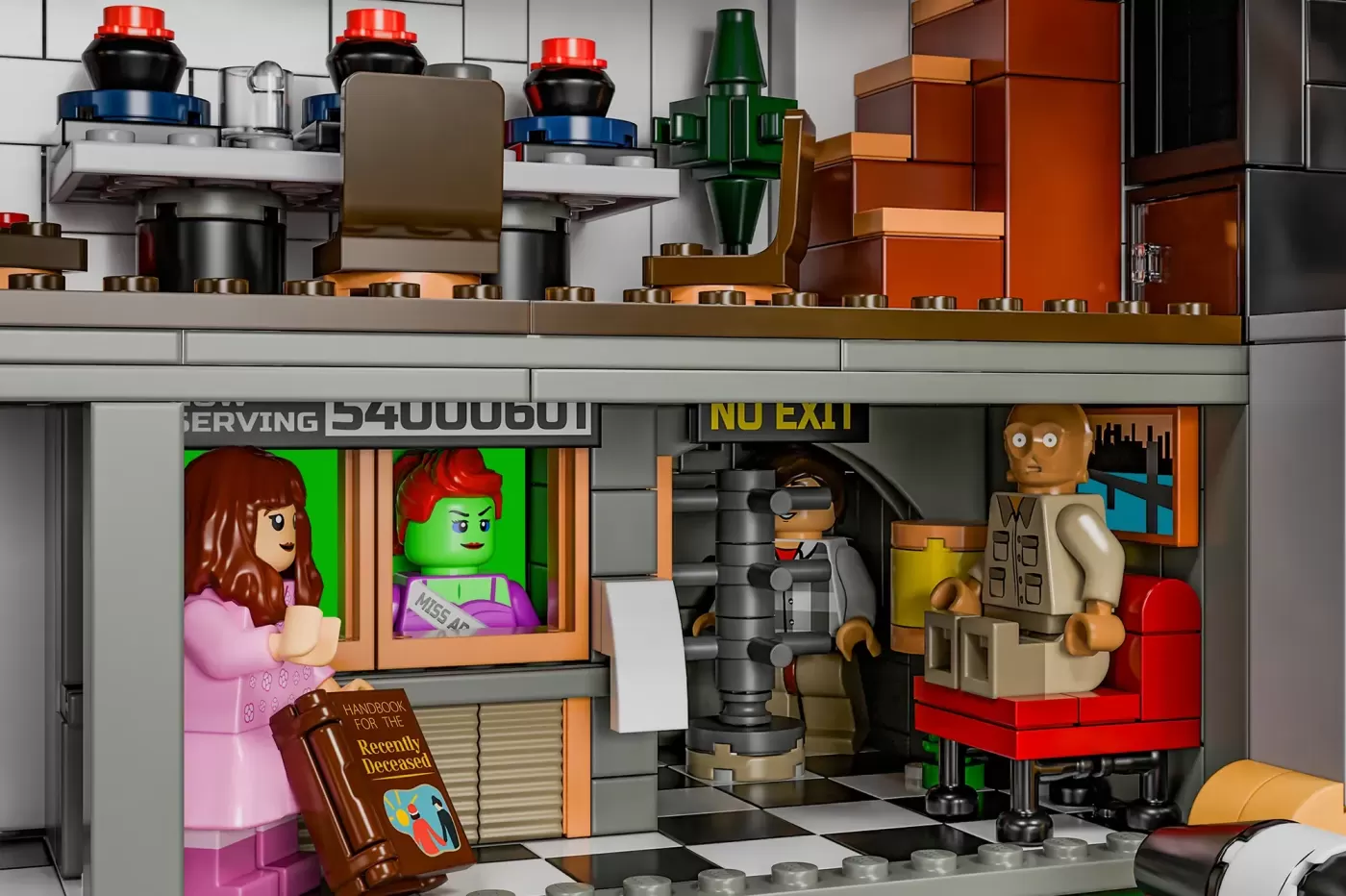 LEGO® Beetlejuice House Hits 10,000 Supporters on Ideas Platform (10000) , side view