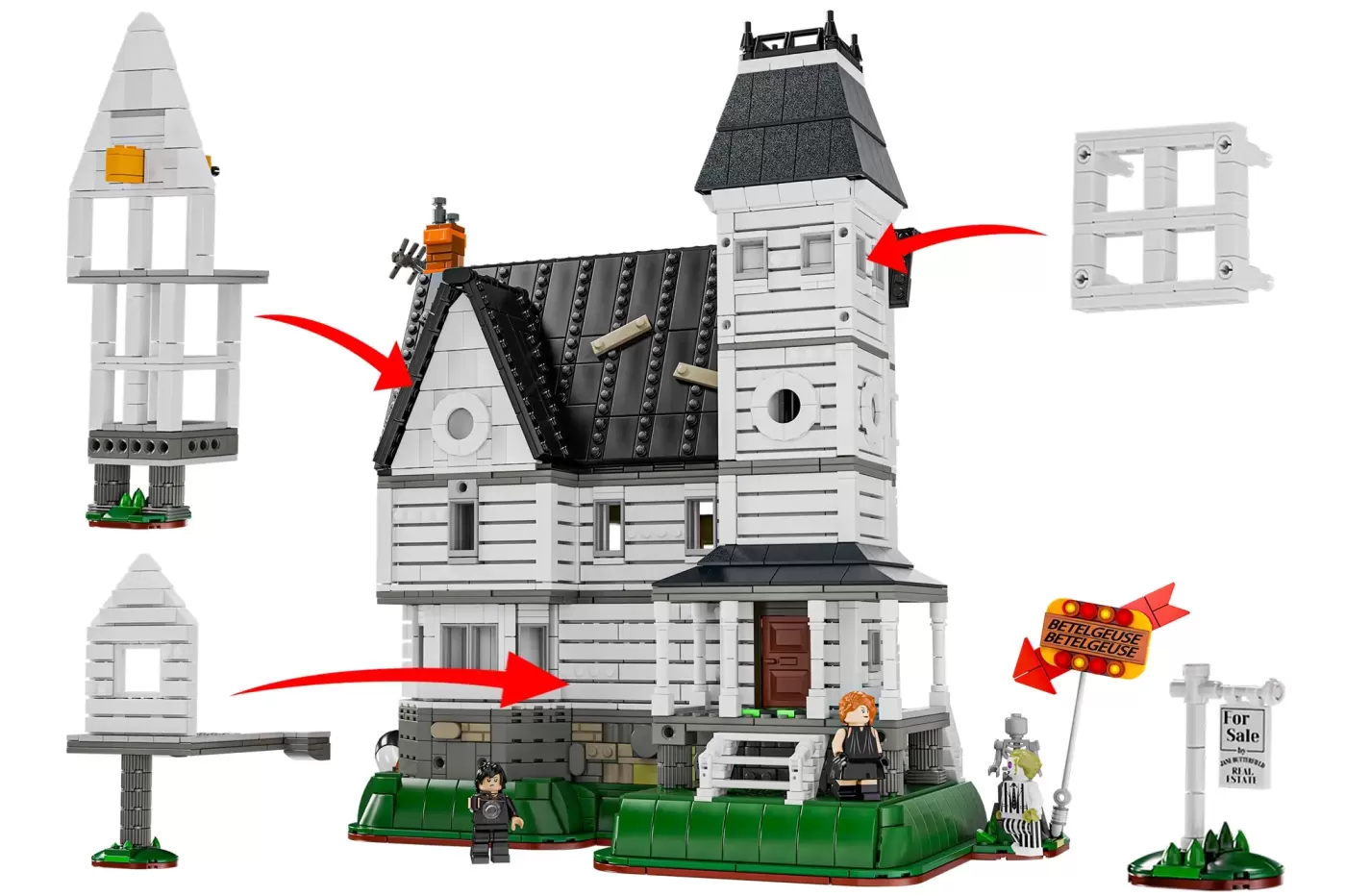LEGO® Beetlejuice House Hits 10,000 Supporters on Ideas Platform (10000) , detail view