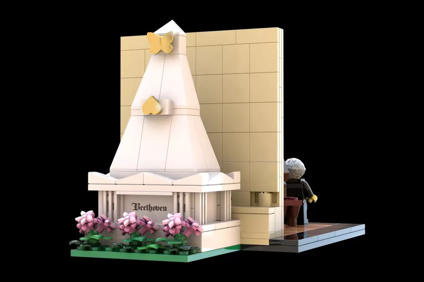 LEGO® Ideas Beethoven Piano Set Celebrates 200th Anniversary with Musical Majesty , detail view