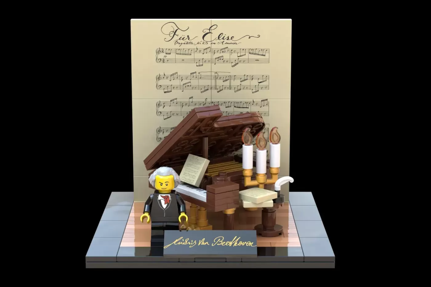 LEGO® Ideas Beethoven Piano Set Celebrates 200th Anniversary with Musical Majesty , brick.news
