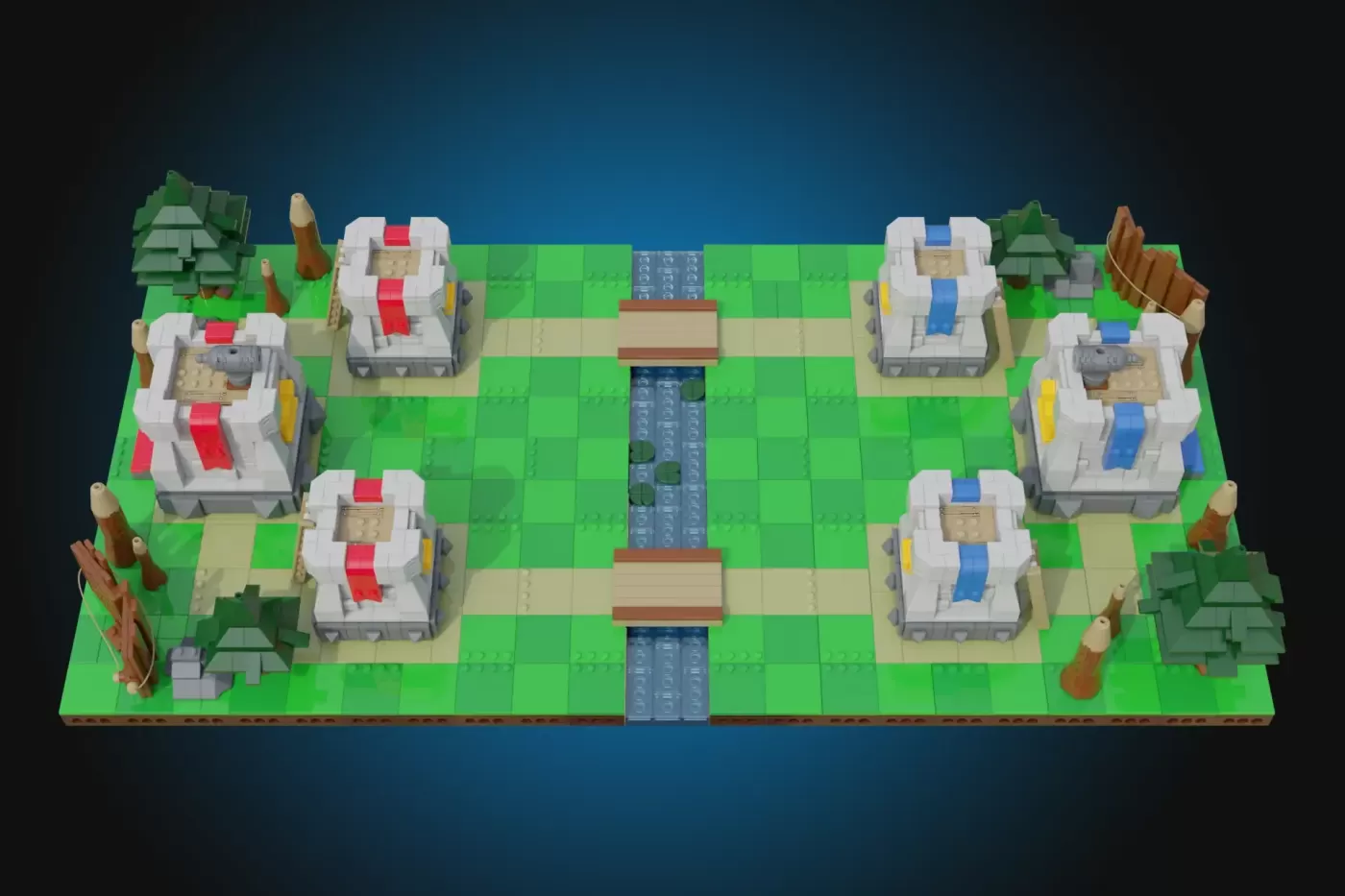 LEGO® Ideas Clash Royale Arena Set Reaches 10K Support and Enters Official Review — close-up