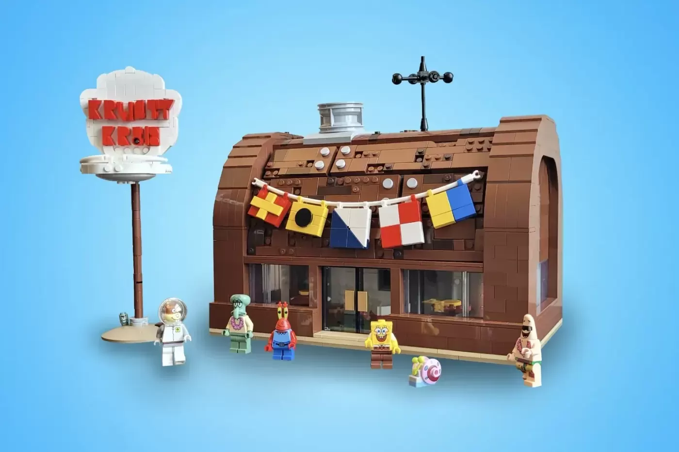 LEGO® Ideas Krusty Krab: o restaurante do SpongeBob em 2000 peças chega à fase de análise