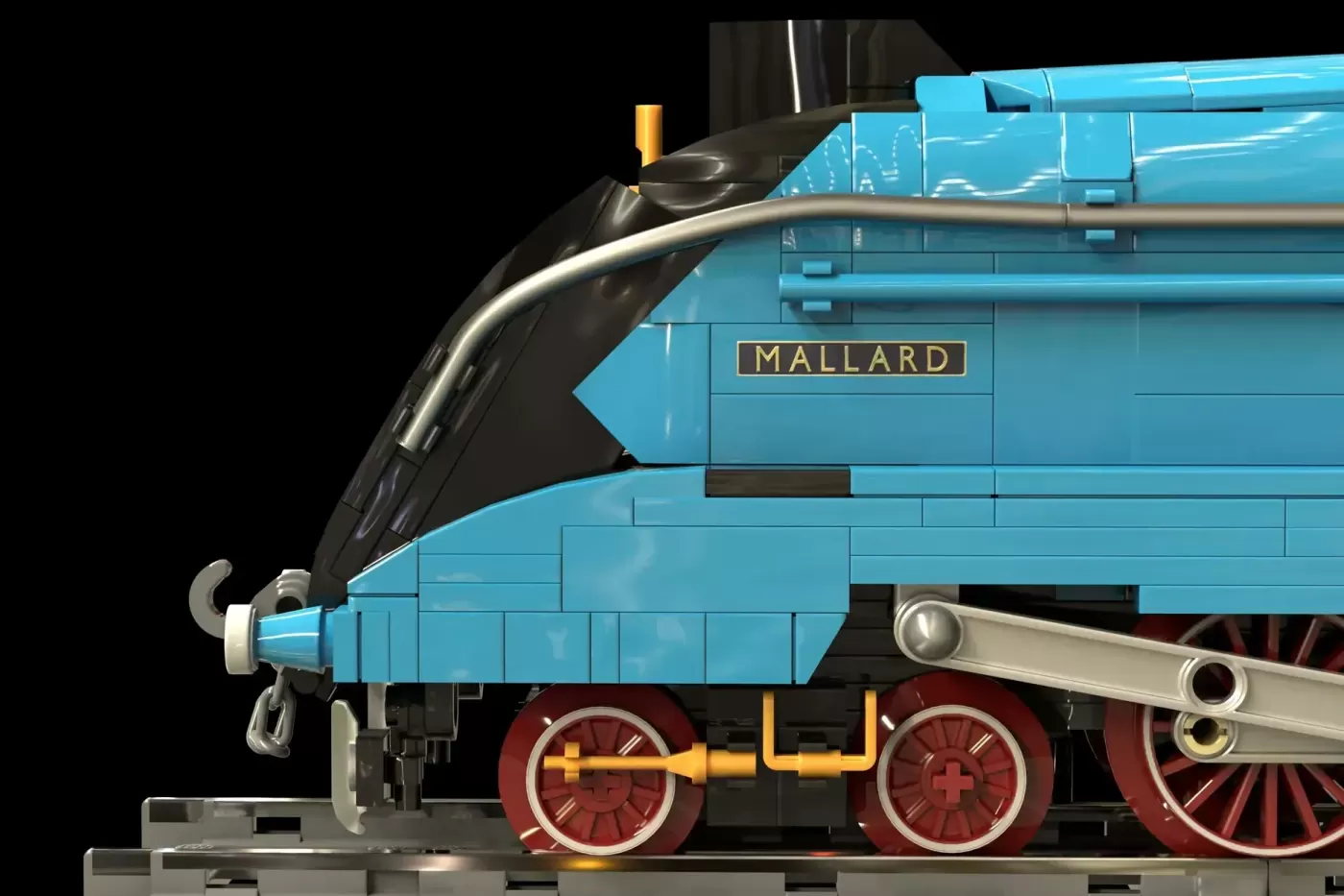 LEGO® Ideas Mallard Steam Train Project Reaches 10,000 Supporters (10000) ,  detail view