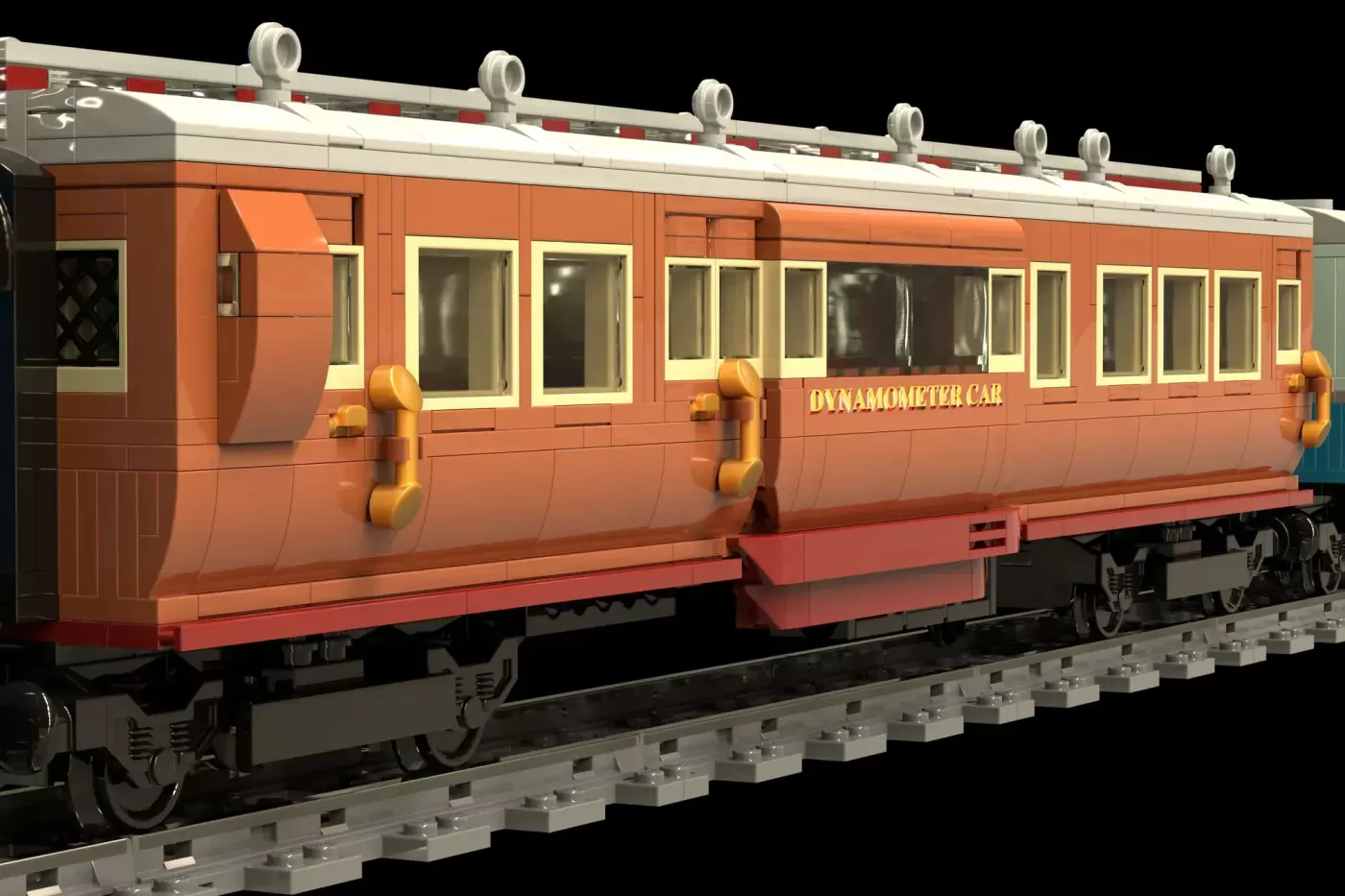 LEGO® Ideas Mallard Steam Train Project Reaches 10,000 Supporters (10000) ,  finished model