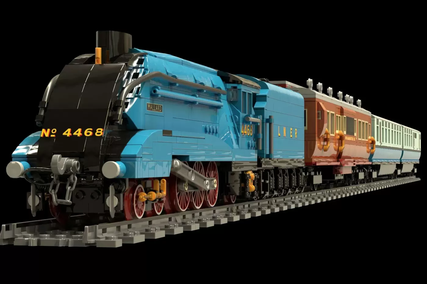 LEGO® Ideas Mallard Steam Train Project Reaches 10,000 Supporters (10000) ,  brick.news