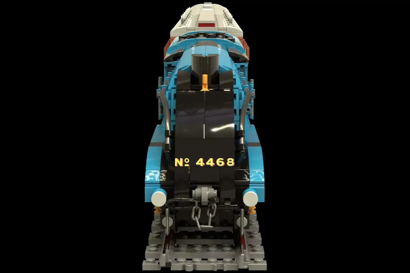 LEGO® Ideas Mallard Steam Train Project Reaches 10,000 Supporters (10000) ,  side view