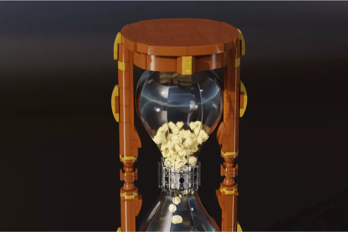 LEGO® Ideas Ornate Hourglass Reaches 10K Support and Heads to Review ,  side view