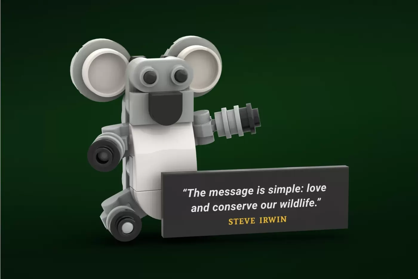 LEGO® Ideas Steve Irwin Crocodile Hunter Set Reaches 10,000 Supporters (10000) ,  build progress