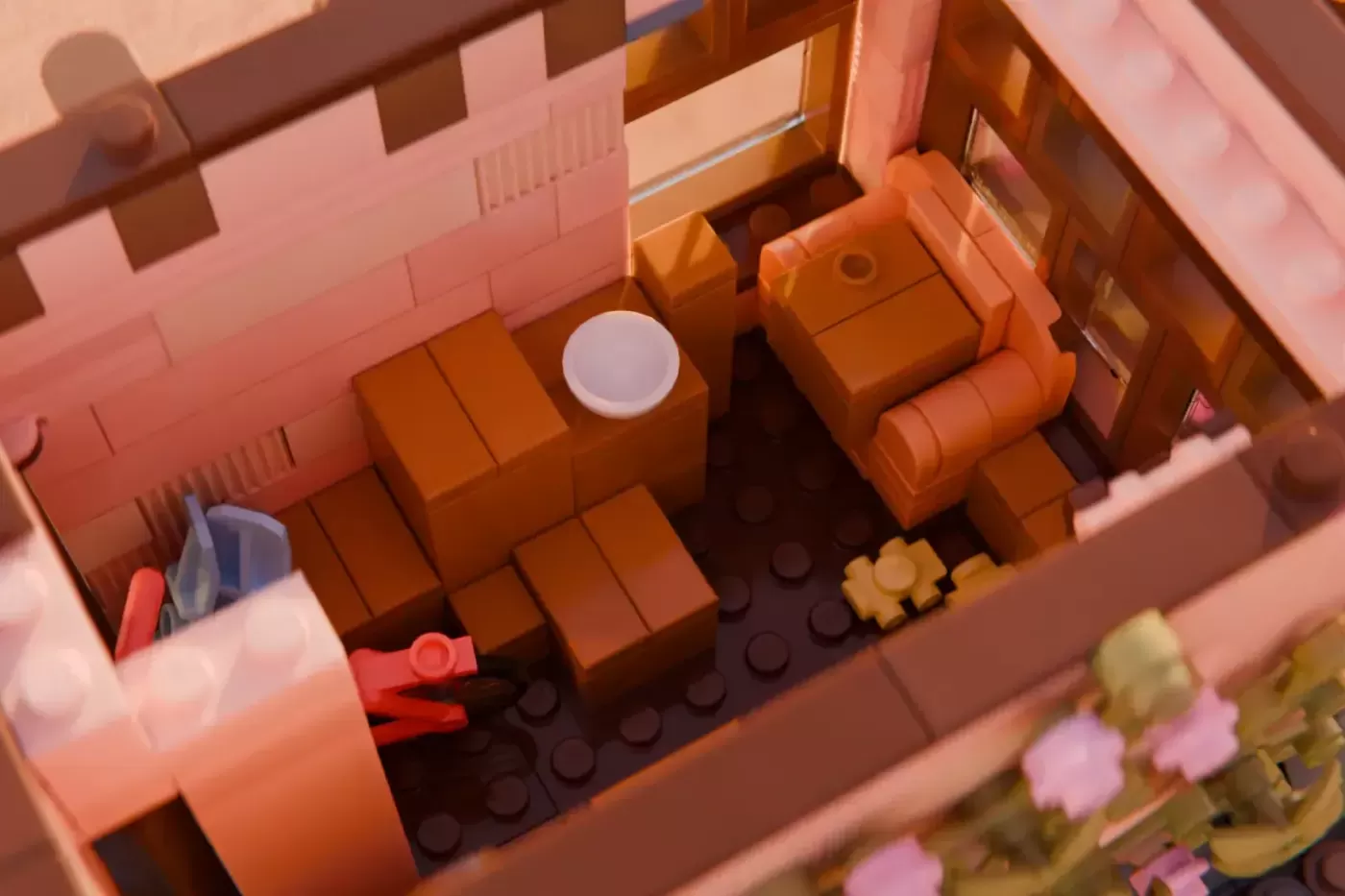 LEGO® Ideas Tekeshi Townhouse Reaches 10K Supporters, Heads to Review — finished model