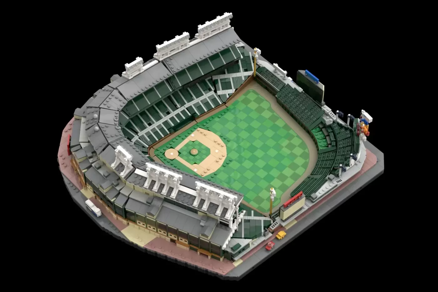 LEGO® Ideas Wrigley Field: o estádio dos Chicago Cubs com 3857 peças ruma à revisão