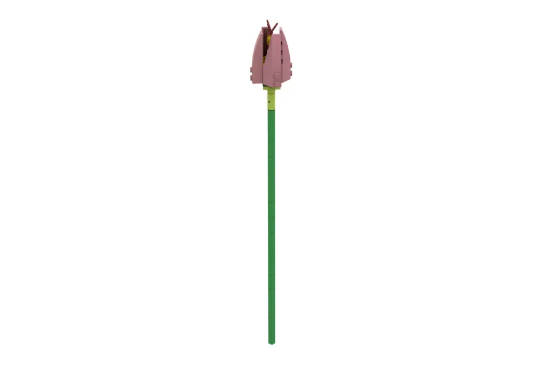 LEGO® Pink Lily Botanical Display Hits 10,000 Supporters on Ideas Platform (10000) ,  close-up