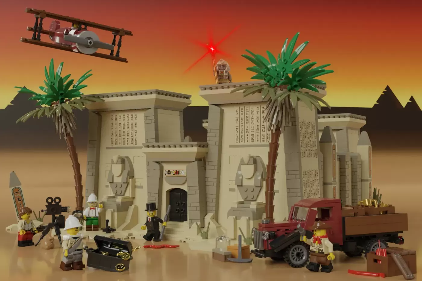 LEGO® Adventurers Could Return to Egypt - This 3,000-Piece Temple Hit 10,000 Supporters