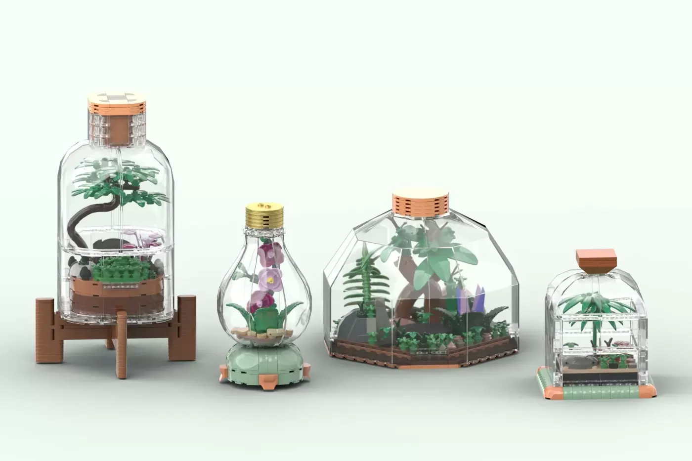 LEGO® Ideas Terrarium Collection Reaches 10,000 Supporters with Four Mini Ecosystems (10000) — brick.news